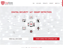 Tablet Screenshot of copsonic.com